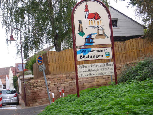 Böchingen on the Weinstraße.